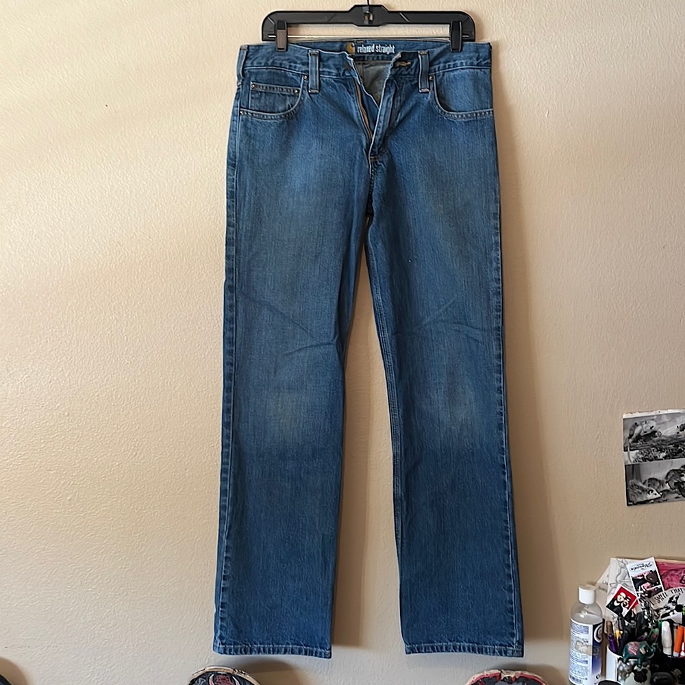 Carhartt 30x32 relaxed straight denim